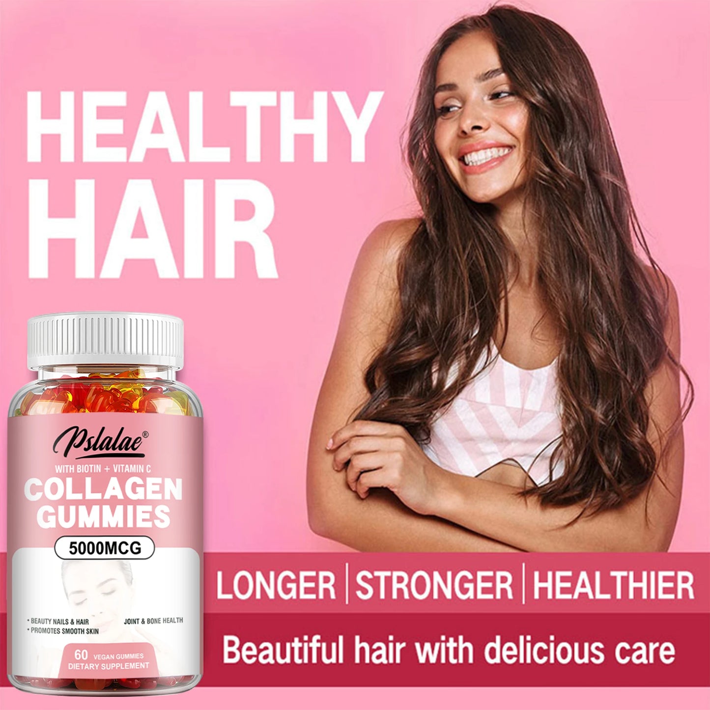 Radiant Collagen Gummies with Biotin and Vitamin C