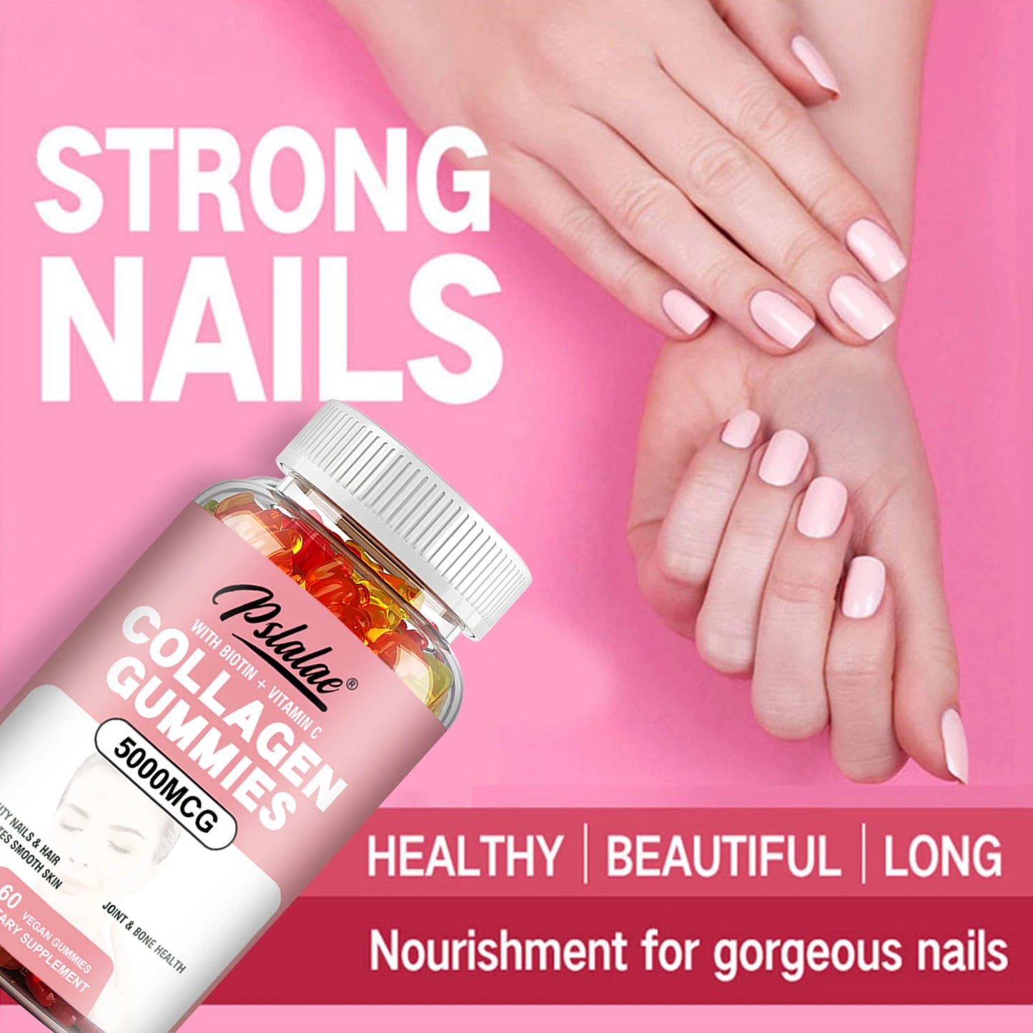 Radiant Collagen Gummies with Biotin and Vitamin C