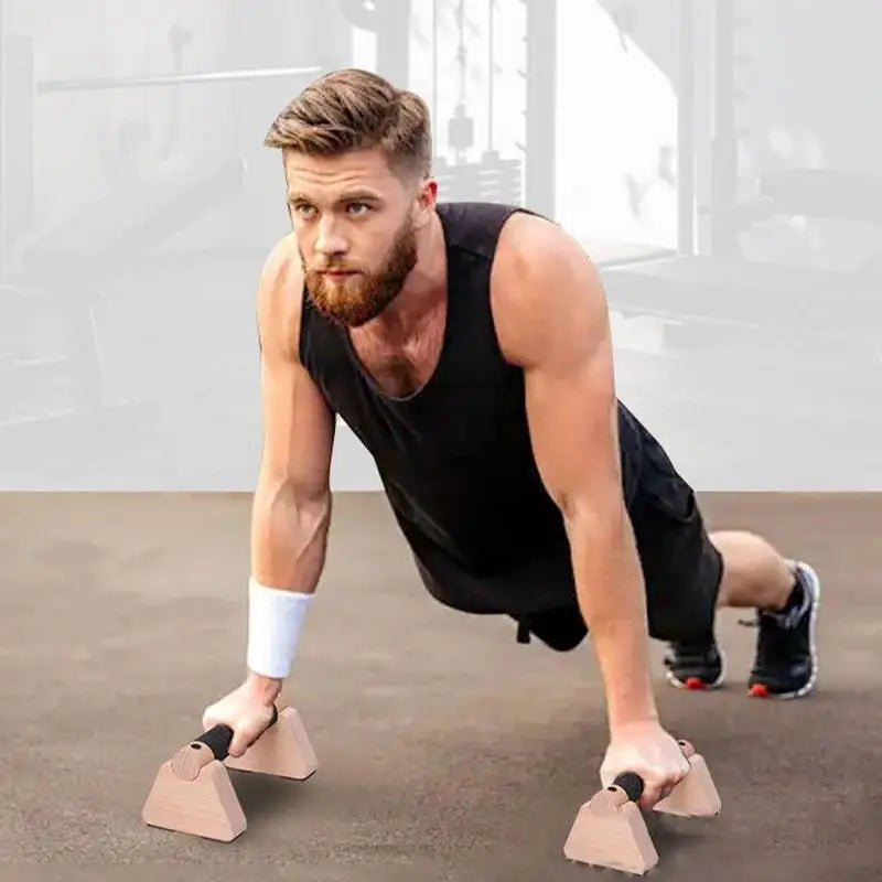 Wood Calisthenic Bars for Enhanced Home Workouts