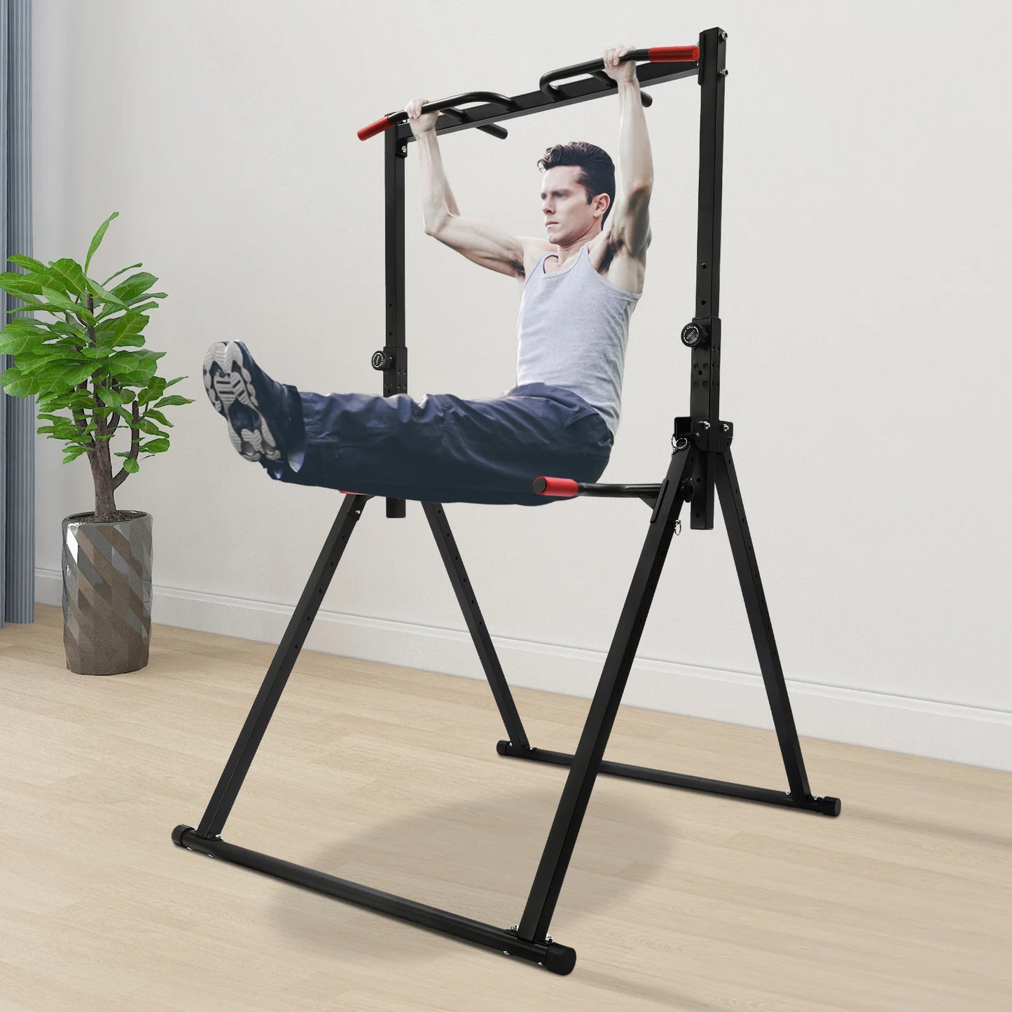 Free Standing Pull Up Station for Home Gym (Strength and Training Equipment) - Legacy Fitness