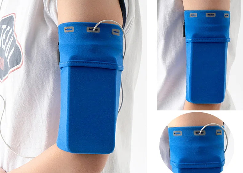 Dynamic Waterproof Phone Armband for Secure Workouts