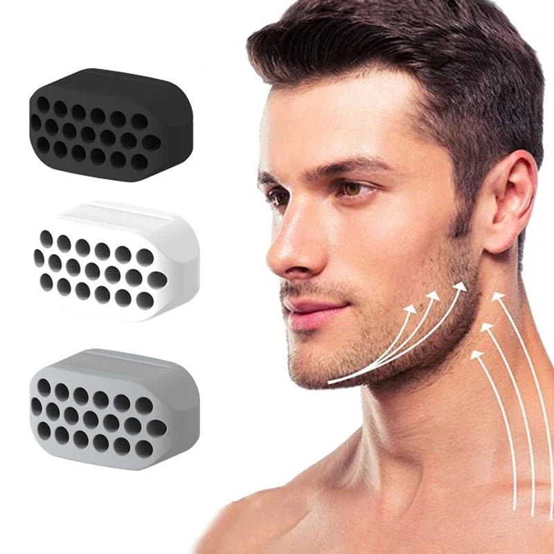 Silicone Jaw Line Exerciser Facial Toner And Neck Muscle Trainer - Legacy Fitness