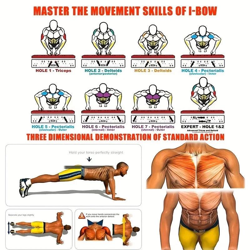 Multifunctional Push-up Board Foldable Fitness Equipment - Legacy Fitness