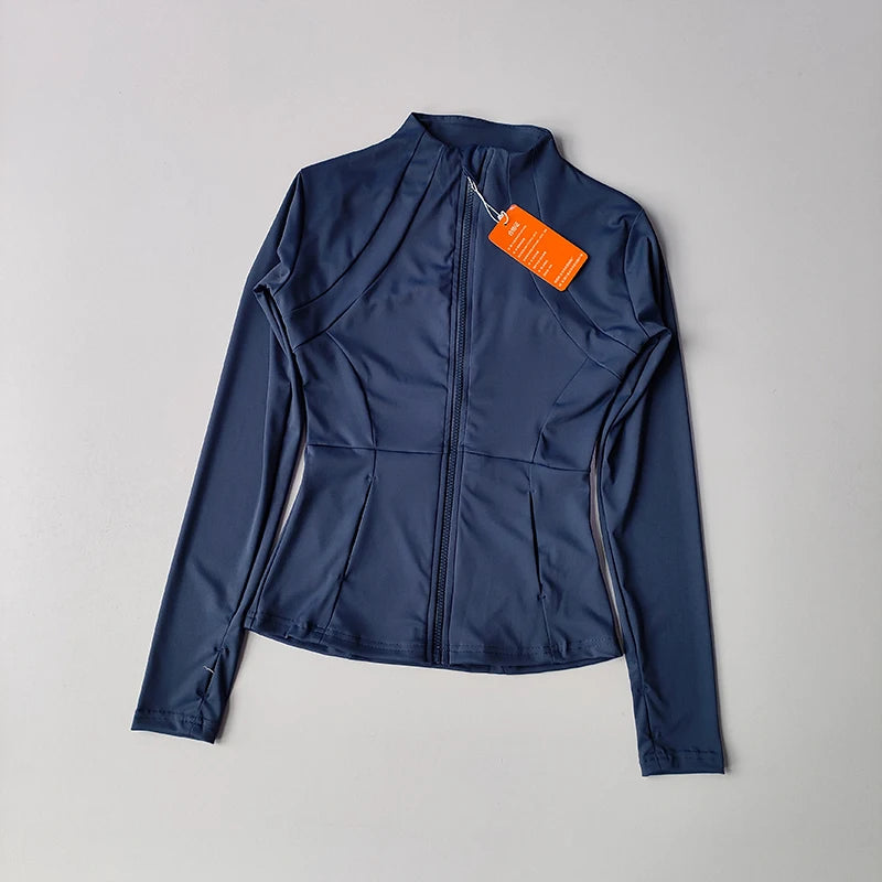 Women Workout Jacket Slim Tight Activewear - Legacy Fitness