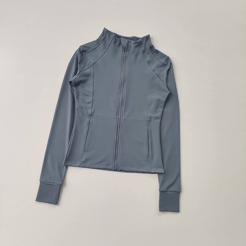 Women Workout Jacket Slim Tight Activewear - Legacy Fitness