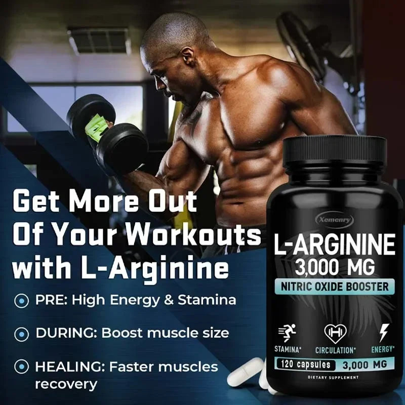 L-Arginine Supplement for Enhanced Endurance