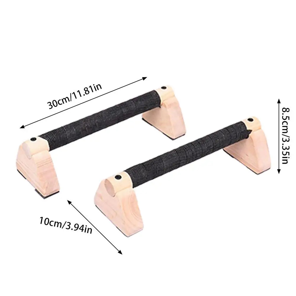 Wood Calisthenic Bars for Enhanced Home Workouts