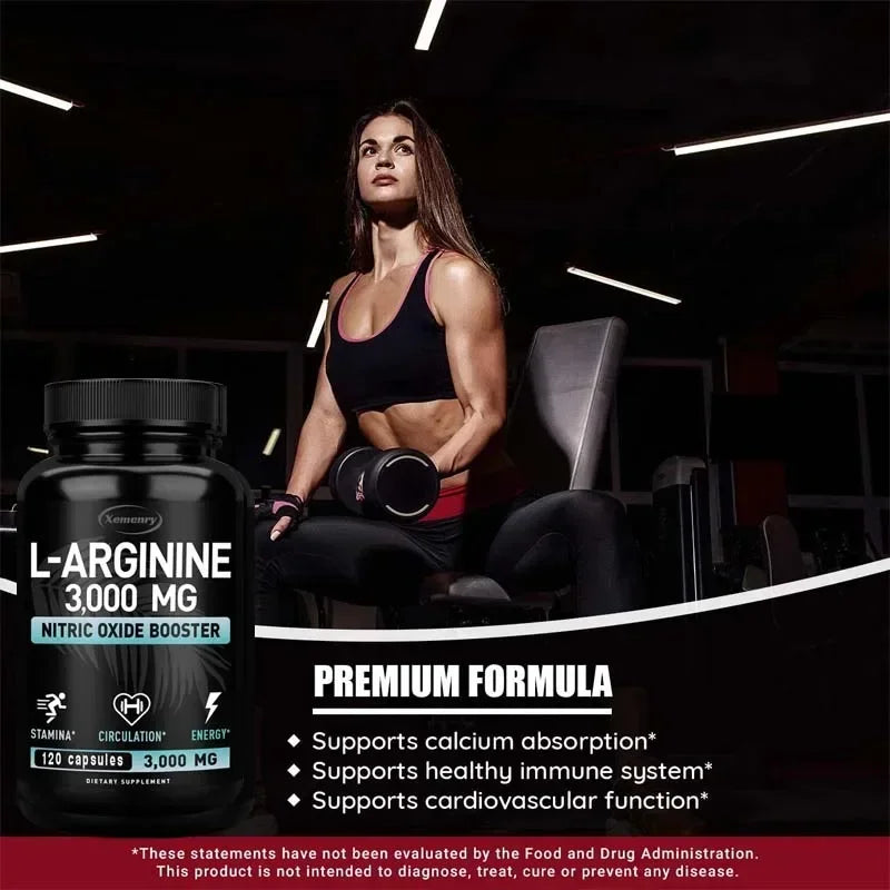 L-Arginine Supplement for Enhanced Endurance