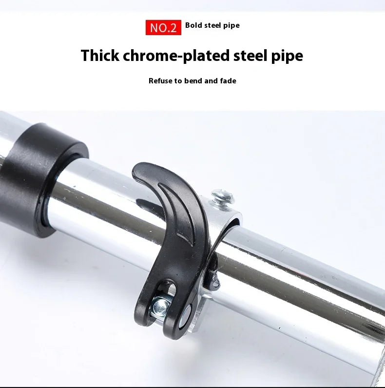 Door Pull-Up Bar with Anti-Rotation Lock