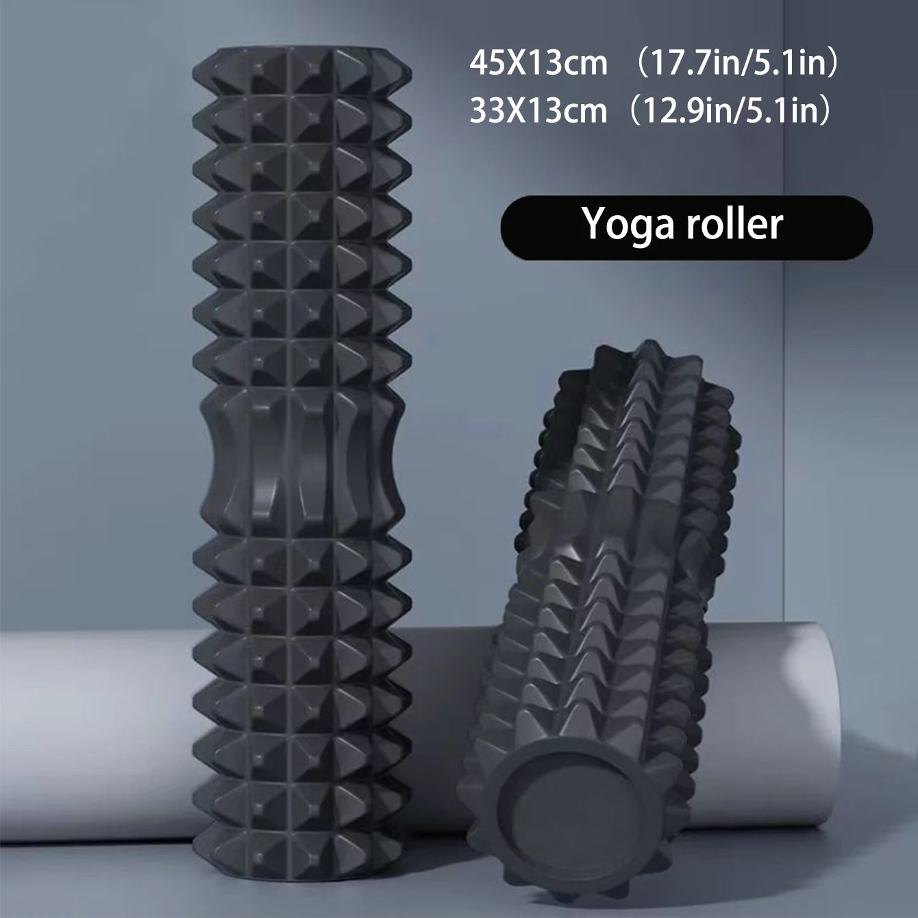 Yoga Foam Roller with Extra Firm Support