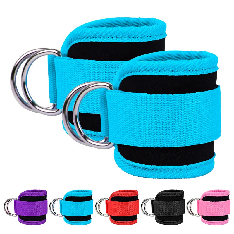 Gym Ankle Straps with Adjustable Comfort