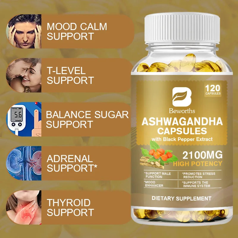 Ashwagandha Capsules for Energy Support