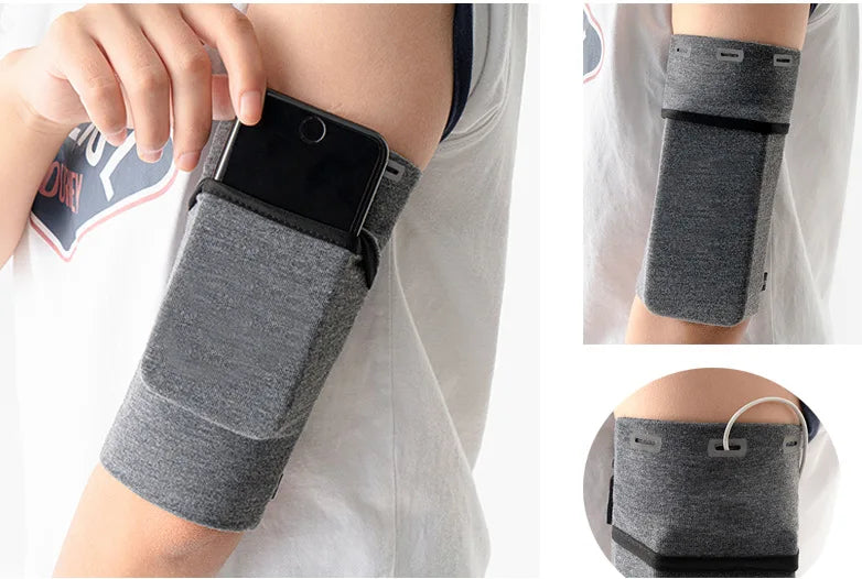 Dynamic Waterproof Phone Armband for Secure Workouts