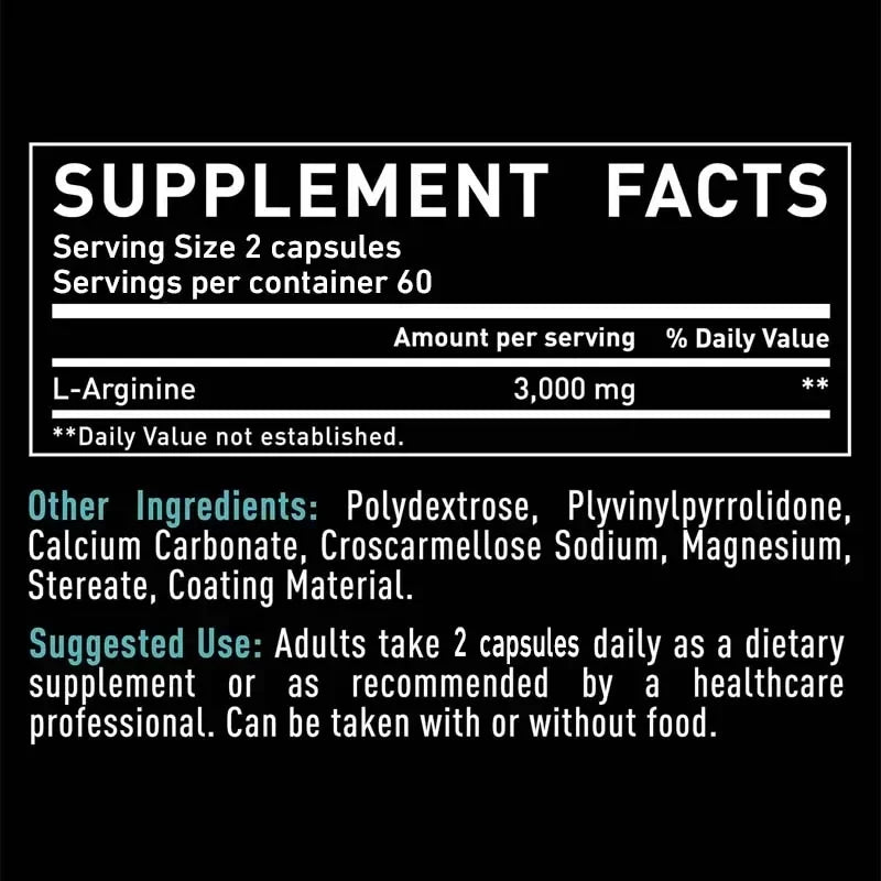 L-Arginine Supplement for Enhanced Endurance