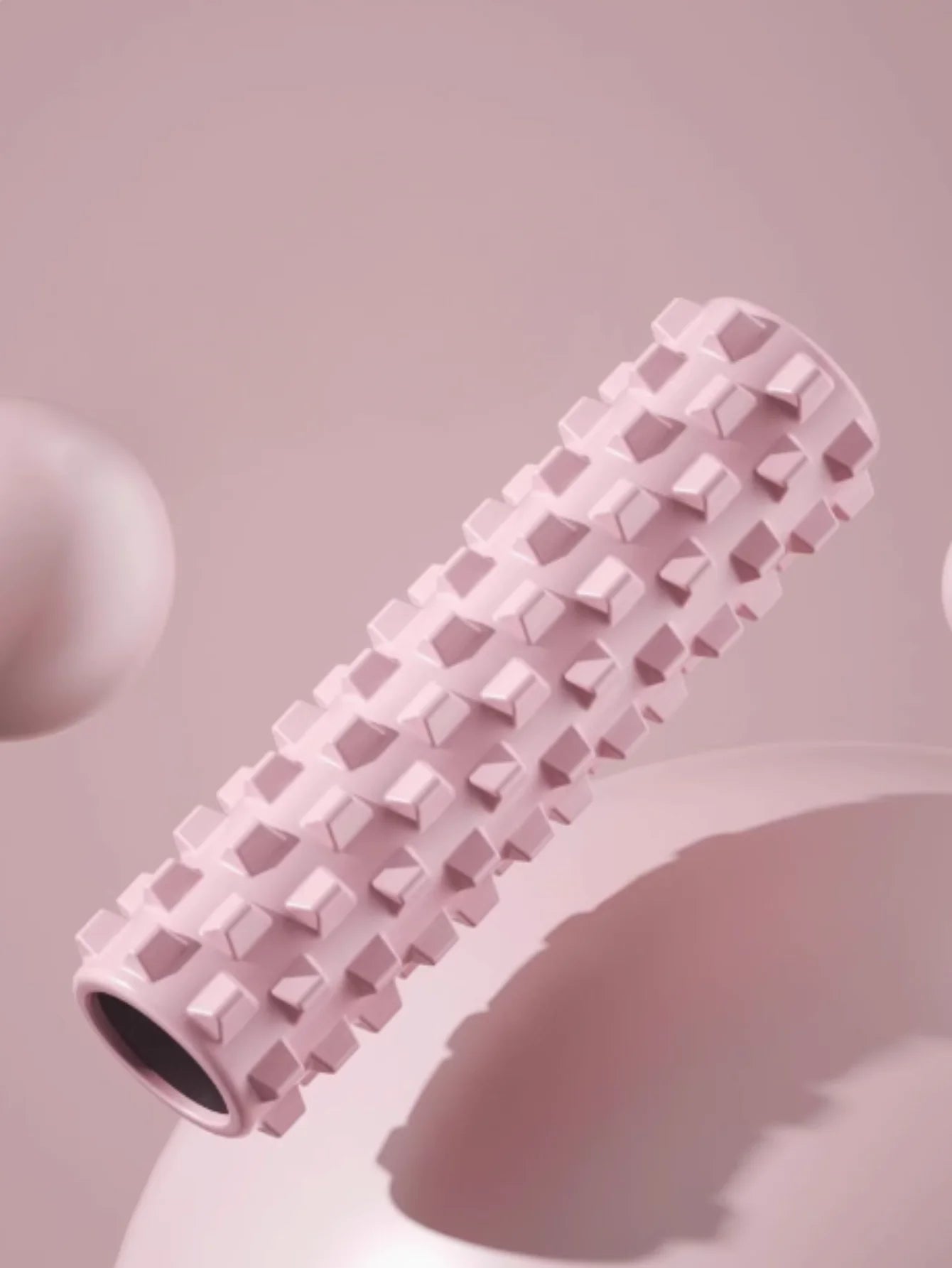 Yoga Foam Roller with Extra Firm Support