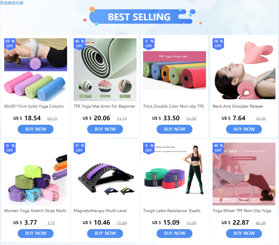 Yoga Foam Roller with Extra Firm Support
