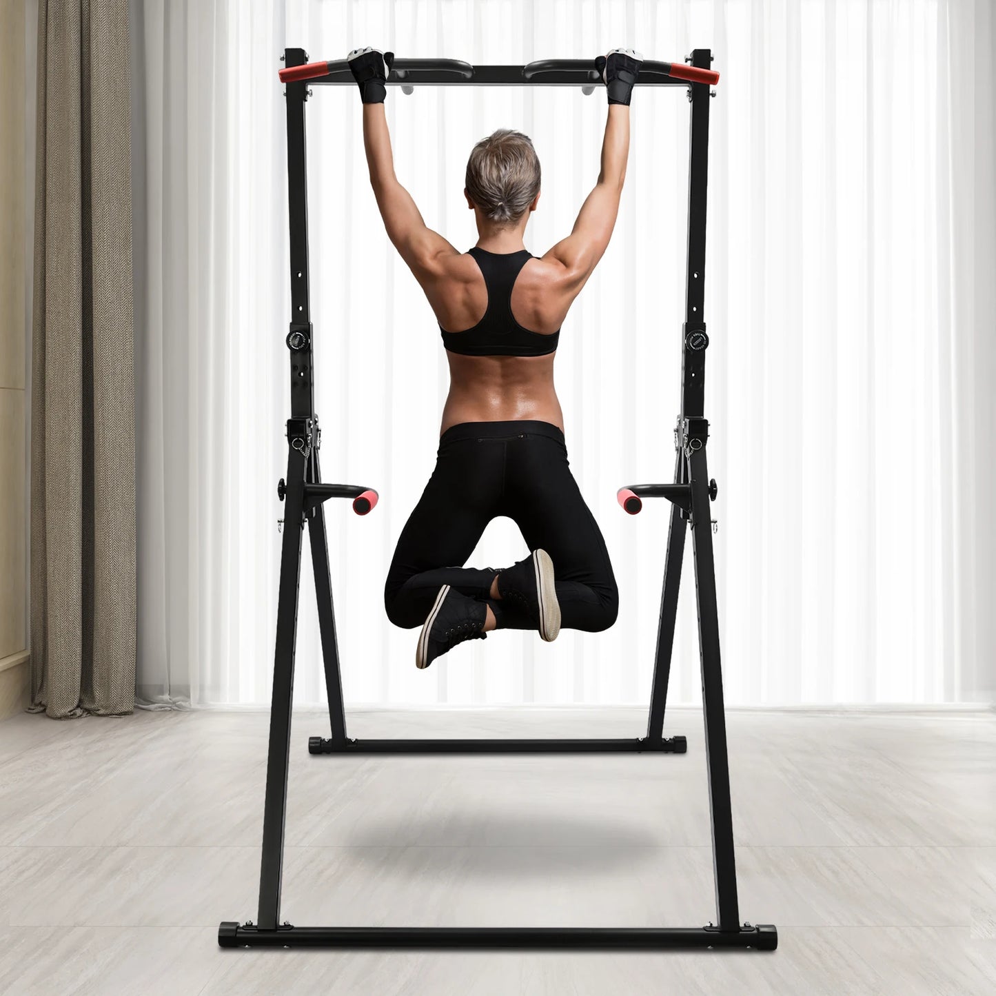 Free Standing Pull Up Station for Home Gym (Strength and Training Equipment) - Legacy Fitness
