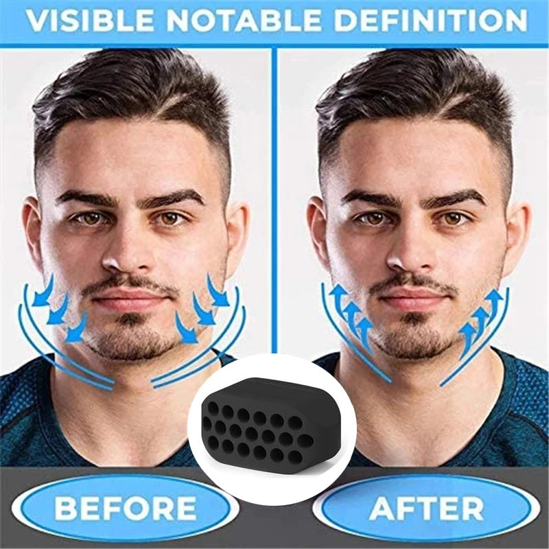 Silicone Jaw Line Exerciser Facial Toner And Neck Muscle Trainer - Legacy Fitness