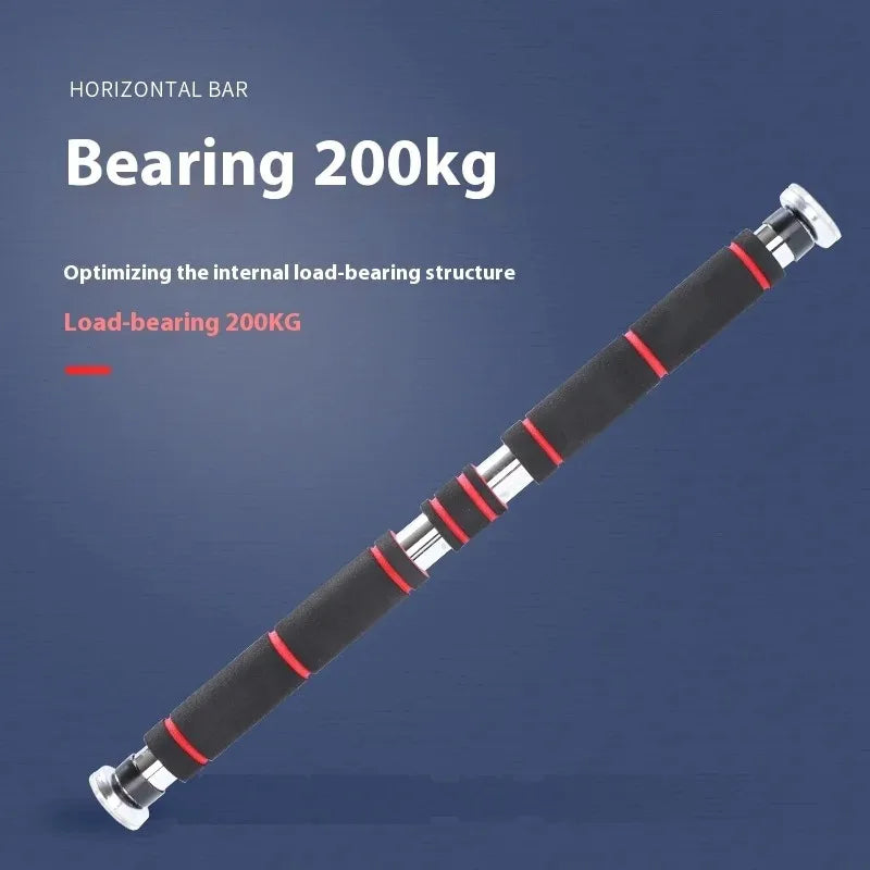 Door Pull-Up Bar with Anti-Rotation Lock