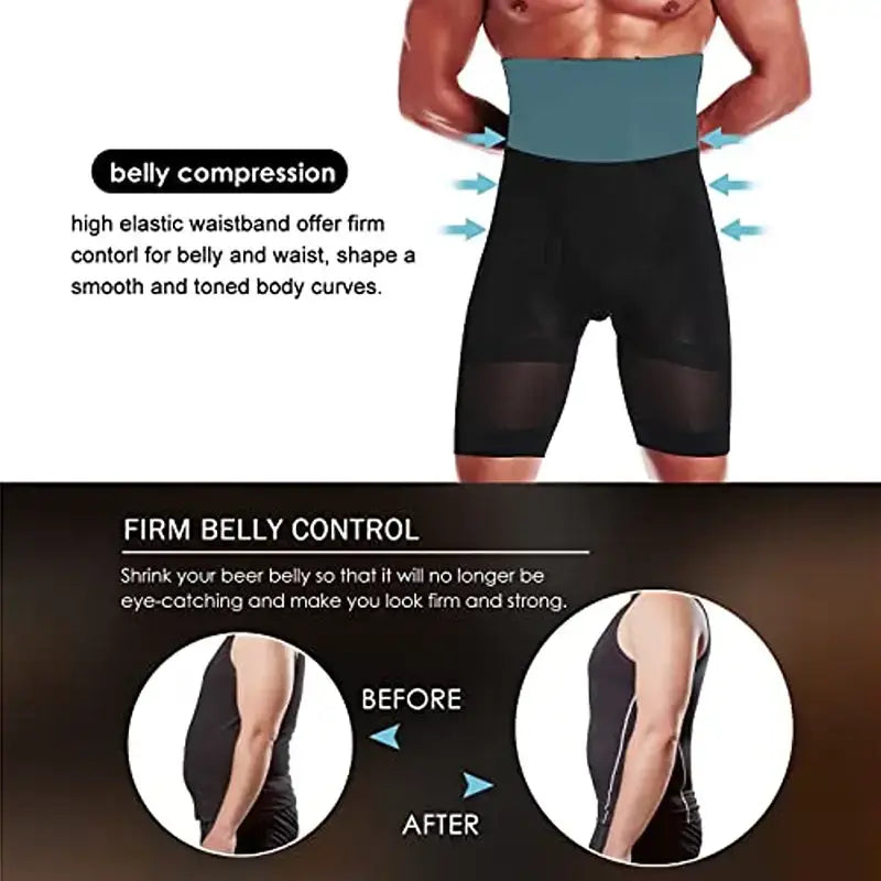 Transformative Men's Body Shaper With Ultra-Elastic Fit