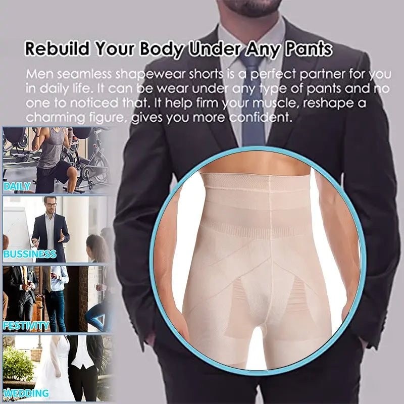 Transformative Men's Body Shaper With Ultra-Elastic Fit