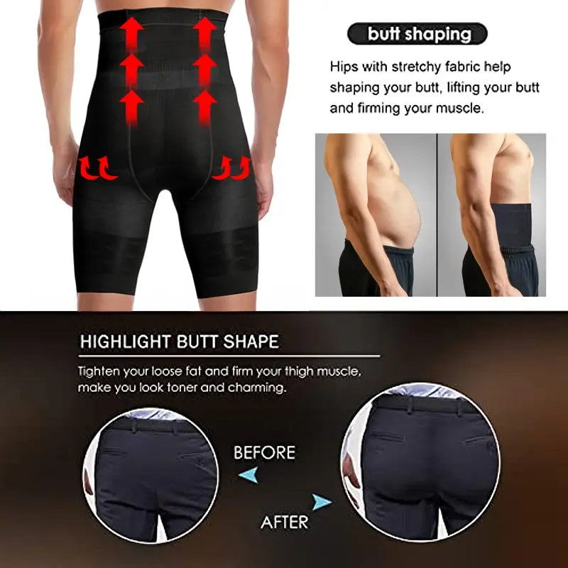 Transformative Men's Body Shaper With Ultra-Elastic Fit