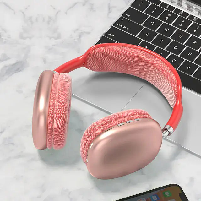 Luxurious Wireless Noise-Cancelling Headphones with Mic - Experience Unmatched Sound Quality