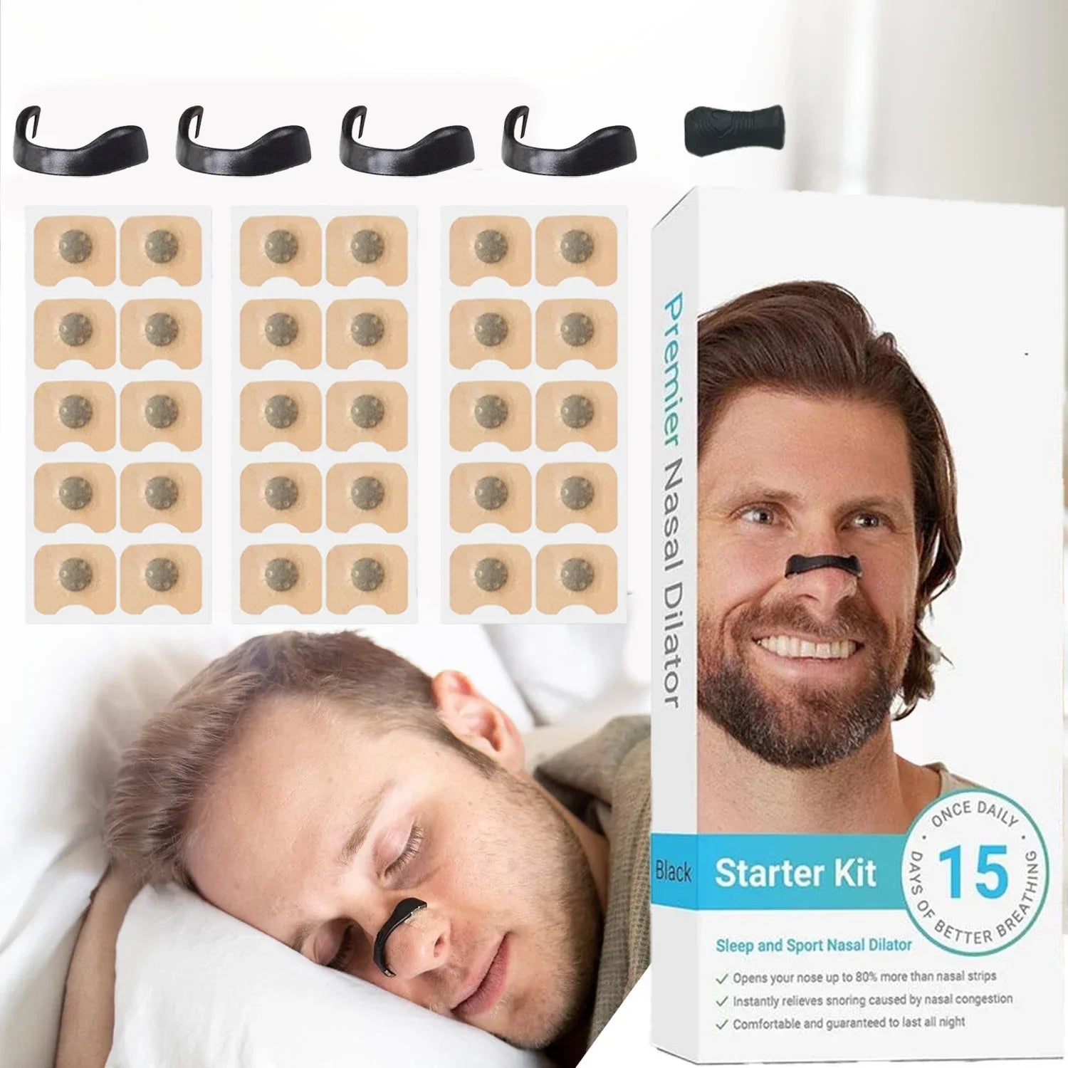 Magnetic Nasal Breathing Dilators (15 count) - Legacy Fitness