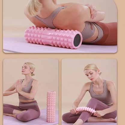 Yoga Foam Roller with Extra Firm Support