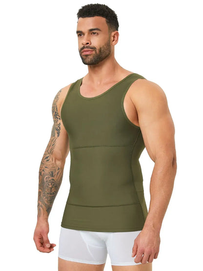 Ultimate Men's Compression Shape Wear, Tummy Control Boost