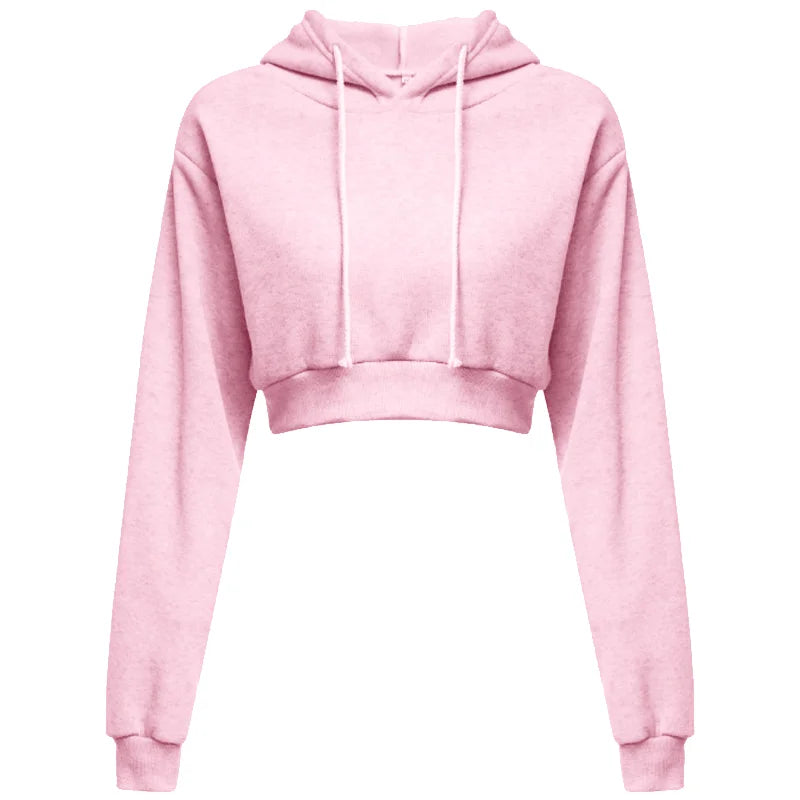 Women Crop Top Long Sleeve Sweatshirt - Legacy Fitness