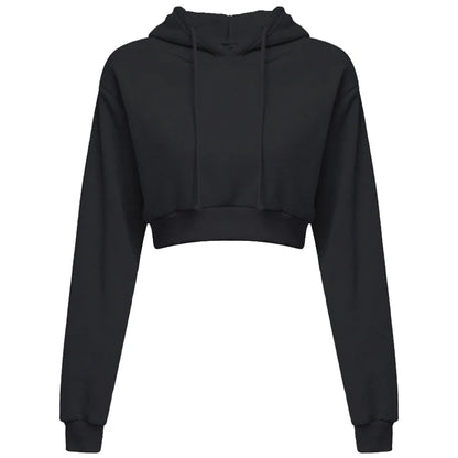 Women Crop Top Long Sleeve Sweatshirt - Legacy Fitness