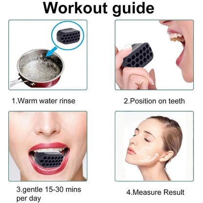 Silicone Jaw Line Exerciser Facial Toner And Neck Muscle Trainer - Legacy Fitness