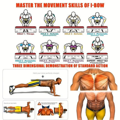 Multifunctional Push-up Board Foldable Fitness Equipment - Legacy Fitness