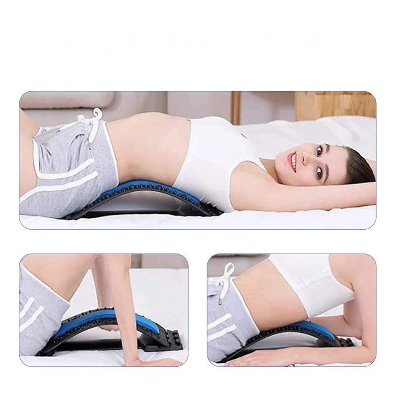 Waist Massager Lumbar Spine Reliever Spine Back Stretch and Corrector - Legacy Fitness