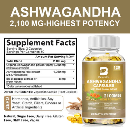 Ashwagandha Capsules for Energy Support