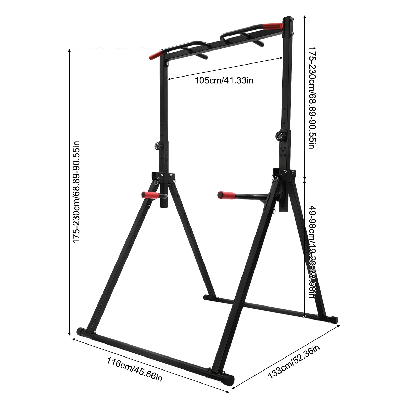 Free Standing Pull Up Station for Home Gym (Strength and Training Equipment) - Legacy Fitness