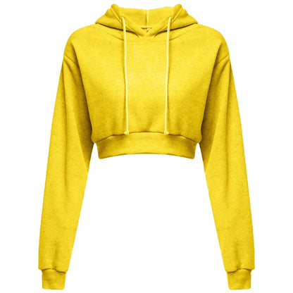 Women Crop Top Long Sleeve Sweatshirt - Legacy Fitness