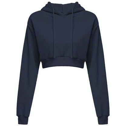 Women Crop Top Long Sleeve Sweatshirt - Legacy Fitness
