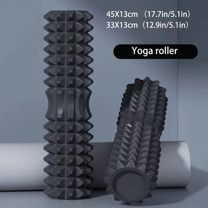 Yoga Foam Roller with Extra Firm Support