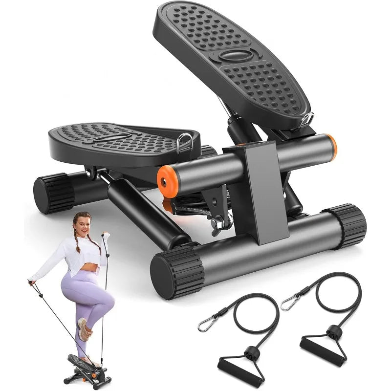 Mini Stair Stepper with Resistance Bands at Home Workout Equipment - Legacy Fitness