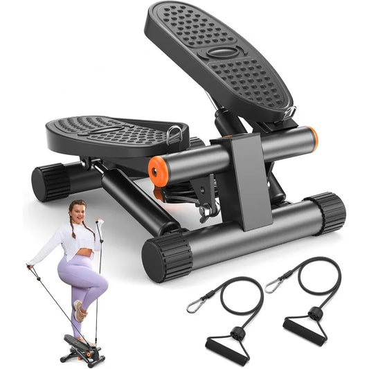 Mini Stair Stepper with Resistance Bands at Home Workout Equipment - Legacy Fitness