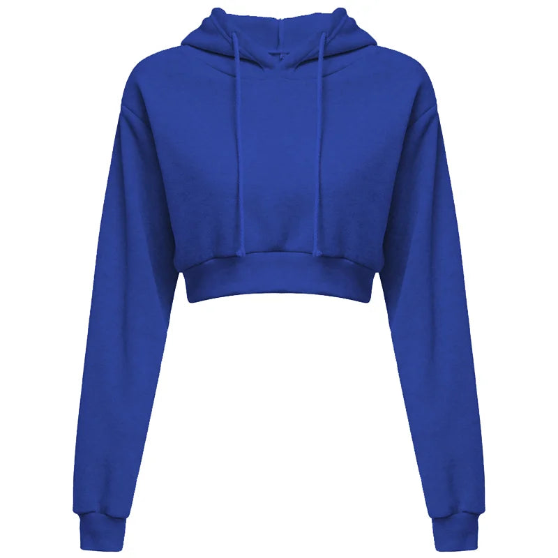 Women Crop Top Long Sleeve Sweatshirt - Legacy Fitness