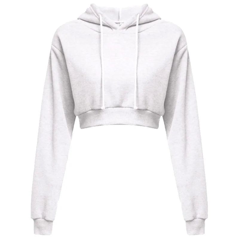 Women Crop Top Long Sleeve Sweatshirt - Legacy Fitness
