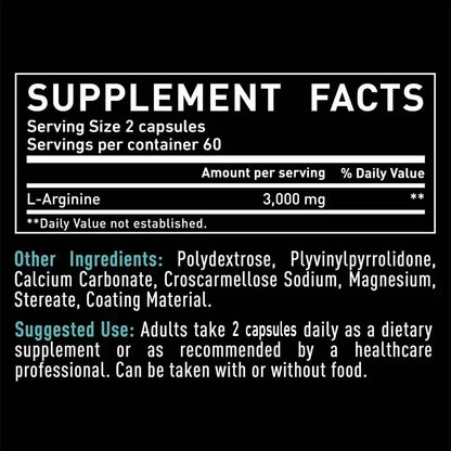 L-Arginine Supplement for Enhanced Endurance