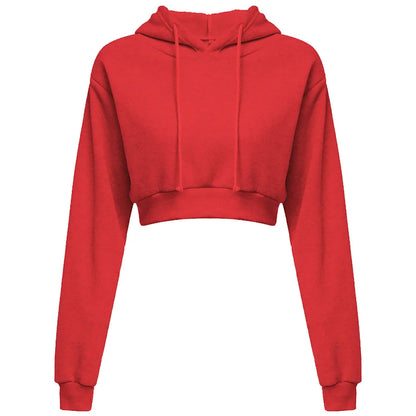 Women Crop Top Long Sleeve Sweatshirt - Legacy Fitness