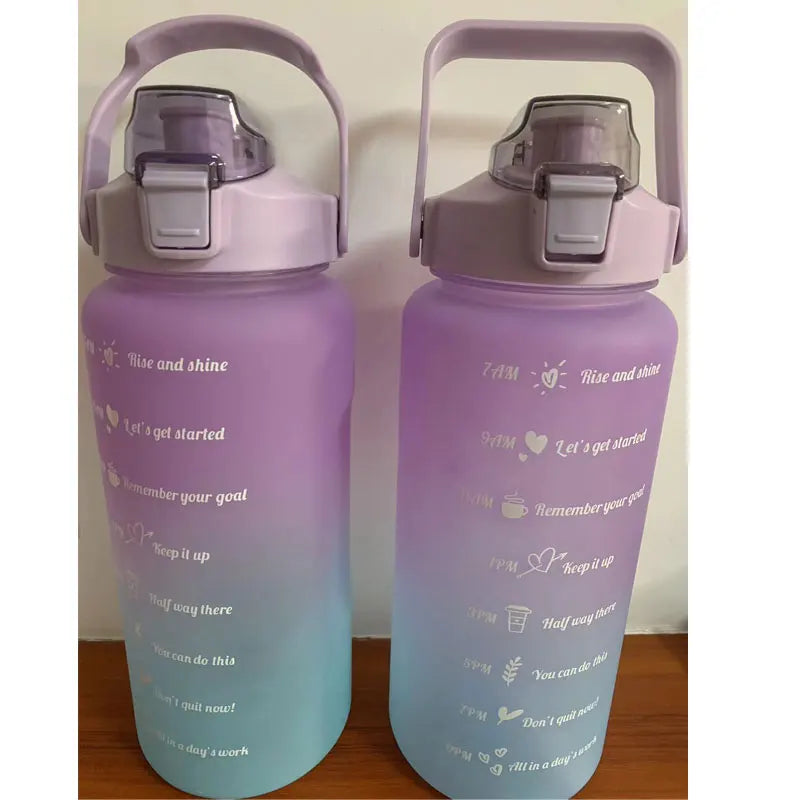 Motivational Water Bottle With Time Markers - Legacy Fitness