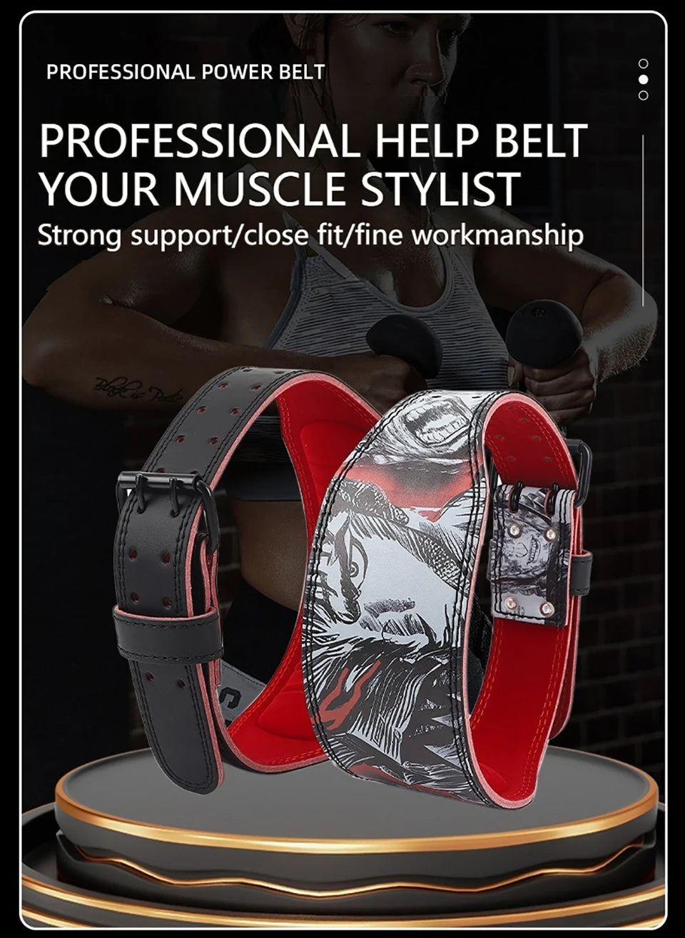 Anime Weightlifting Belt - Legacy Fitness