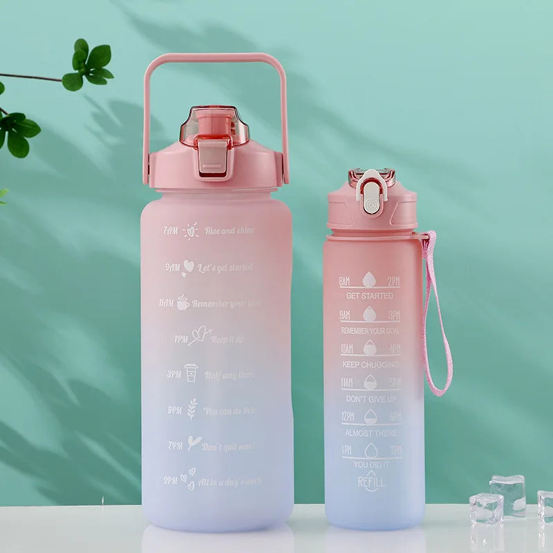 Motivational Water Bottle With Time Markers - Legacy Fitness