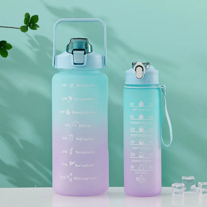 Motivational Water Bottle With Time Markers - Legacy Fitness